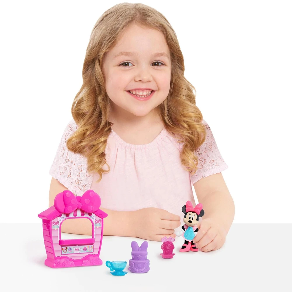justplay Minnie Mouse saldžiųjų užkandžių rinkinys figūrėlė + priedai