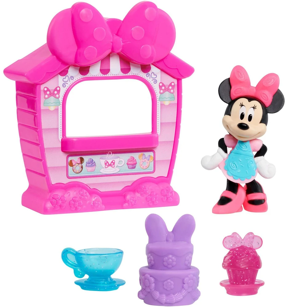 justplay Minnie Mouse saldžiųjų užkandžių rinkinys figūrėlė + priedai
