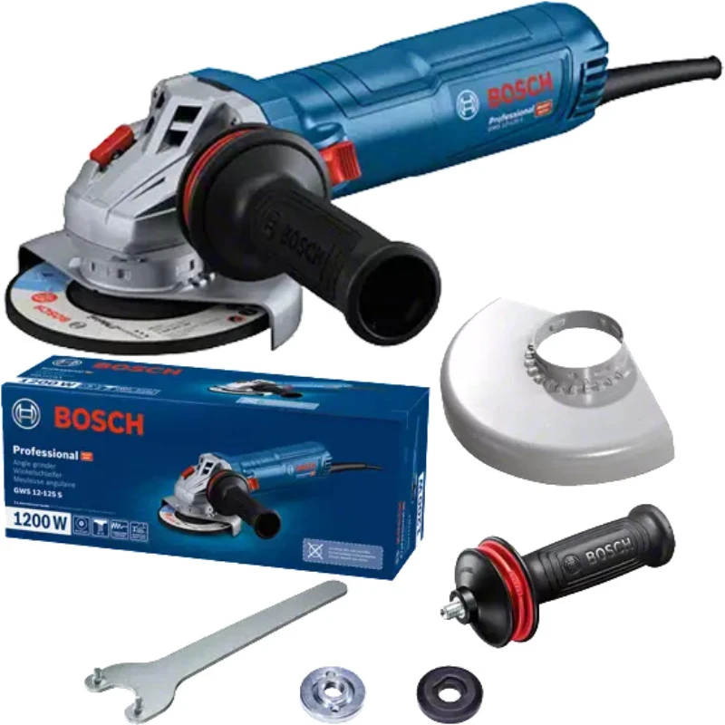 Kampinis šlifuoklis Bosch GWS 12-125 S Professional; 1200 W
