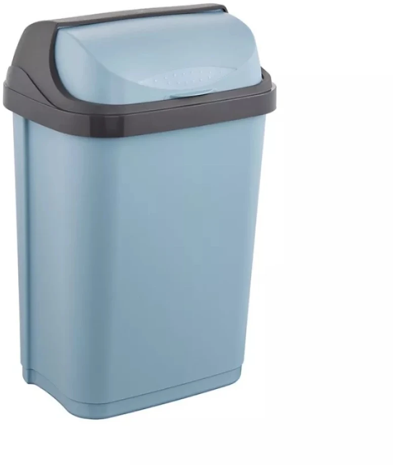 Aptel Keeeper Atliekų kibiras su besisukančiu dangčiu 10L Rasmus 25,5x19x39cm mėlyna