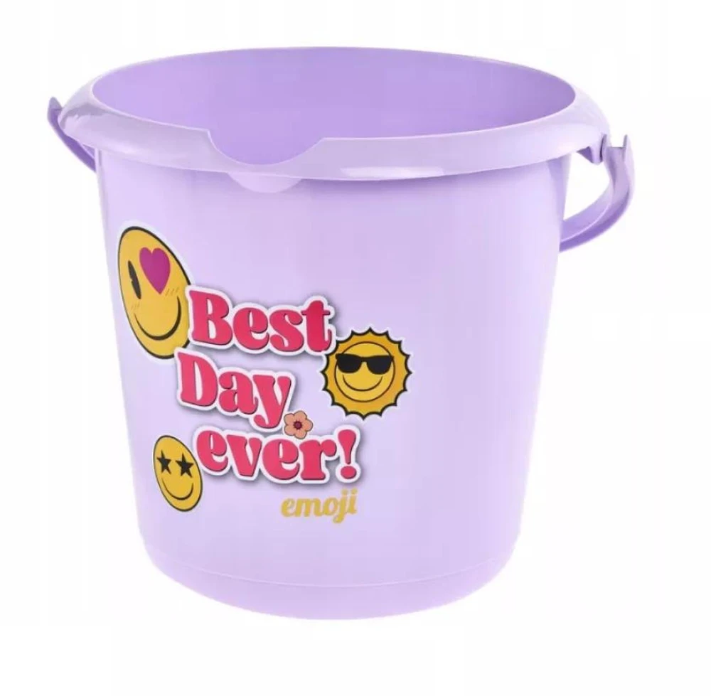 Keeeper Spainis deko 10L Ilvie "Emoji Best Day" Ø30x28cm violets