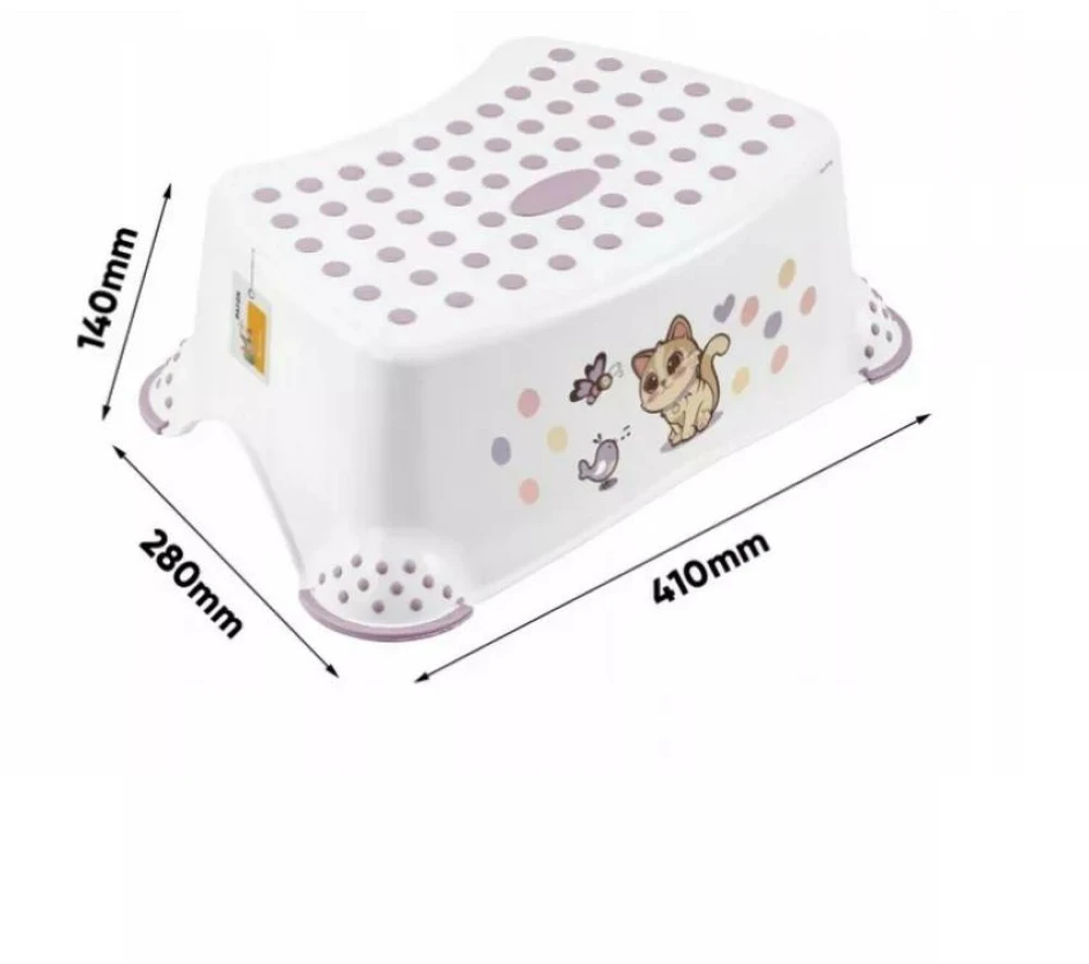 Keeeper Batų spintelė Tomek ''Cats'' 40 5x28 5x14cm balta (4052396134834)