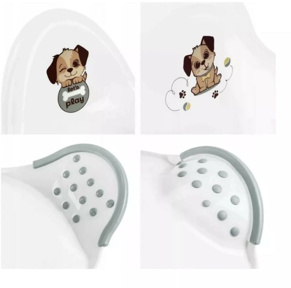Keeeper Pot Adam "Dog" 38x27x23.5cm baltas