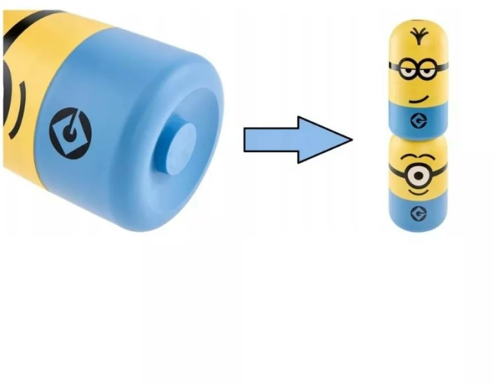 Keeeper daiktadėžė Kevin 10L "Minions" Ø20x38cm geltona/mėlynas