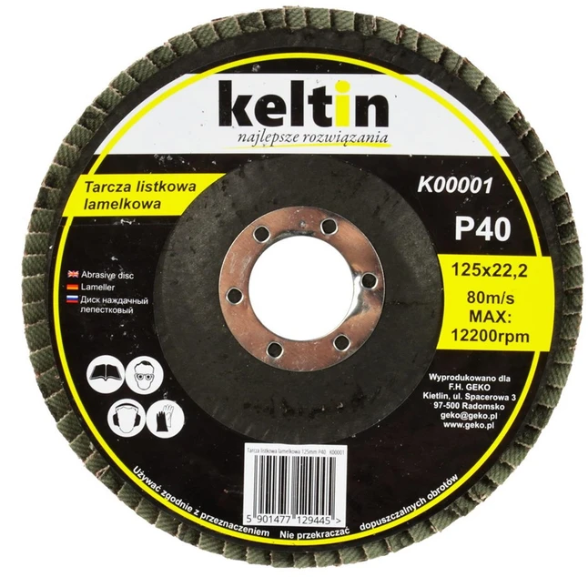 Keltin Geko Flap diskas 125 mm P40 (10/200)