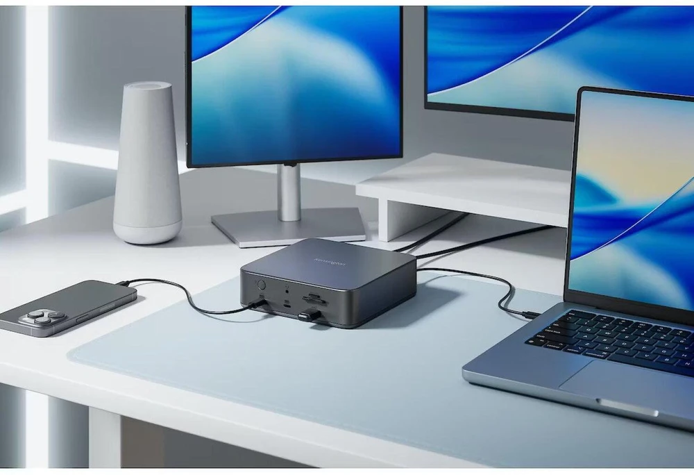 Kensington dokinimo stotis SD5010T5EQ K35231EU, Thunderbolt 5, 140W, 2x HDMI 2.1, 2x USB-C 3.2 Gen2, 1x USB-A 3.2 Gen2