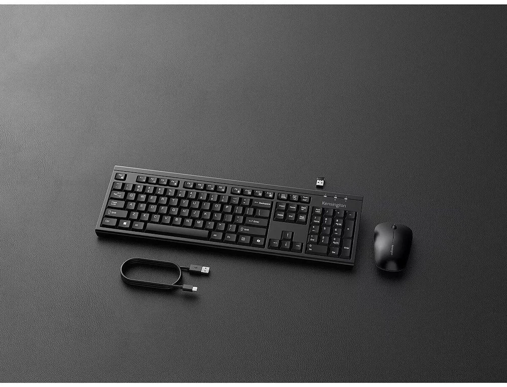 Klaviatūra ir pelė Kit Kensington KM270 EQ Rechargeable – Wireless QWERTZ