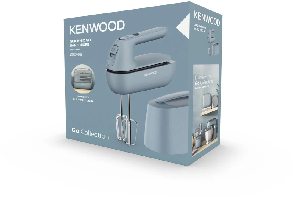 Plakiklis Kenwood QuickMix Go HMP40.000GY, mėlynas