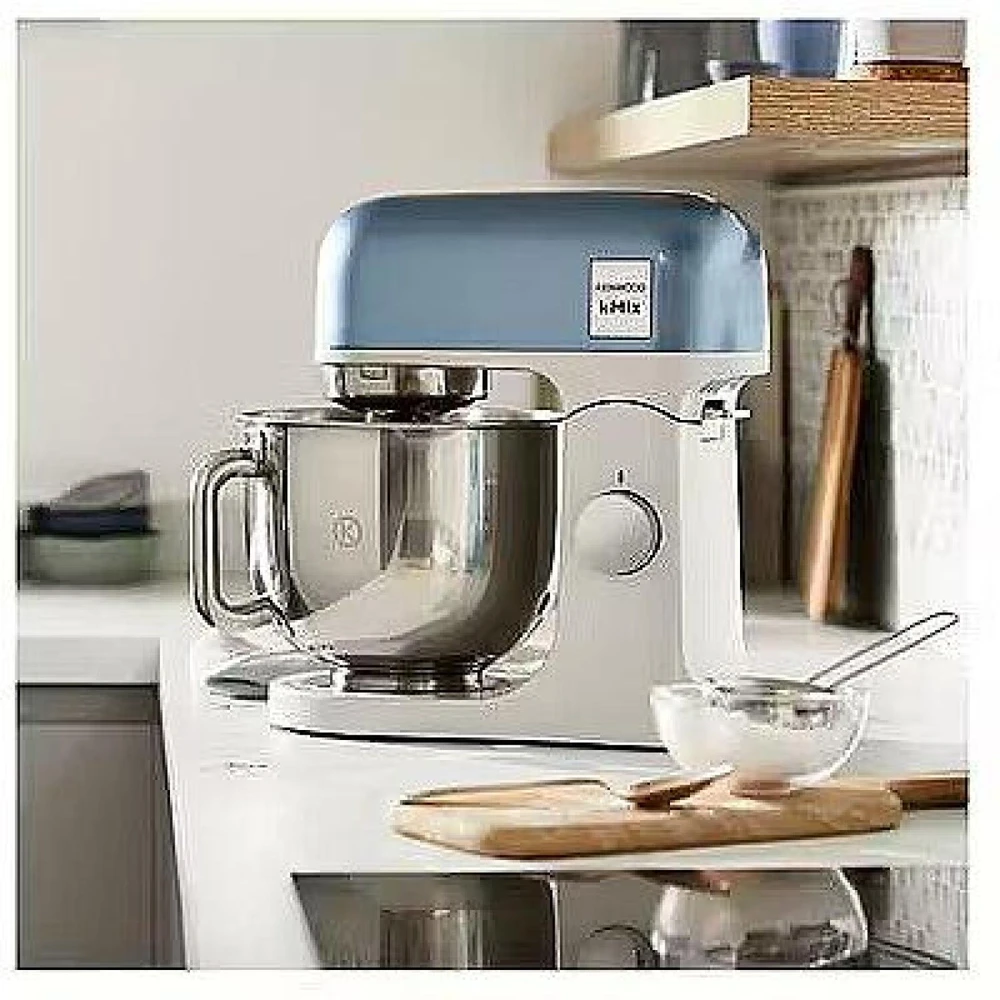 Virtuvinis kombainas Kenwood Virtuvės kombainas KMX760BL 0W20011441, 1000W, 5l, Bepakopis greitis, Impulso funkcija, Nerūdijančio plieno dubuo