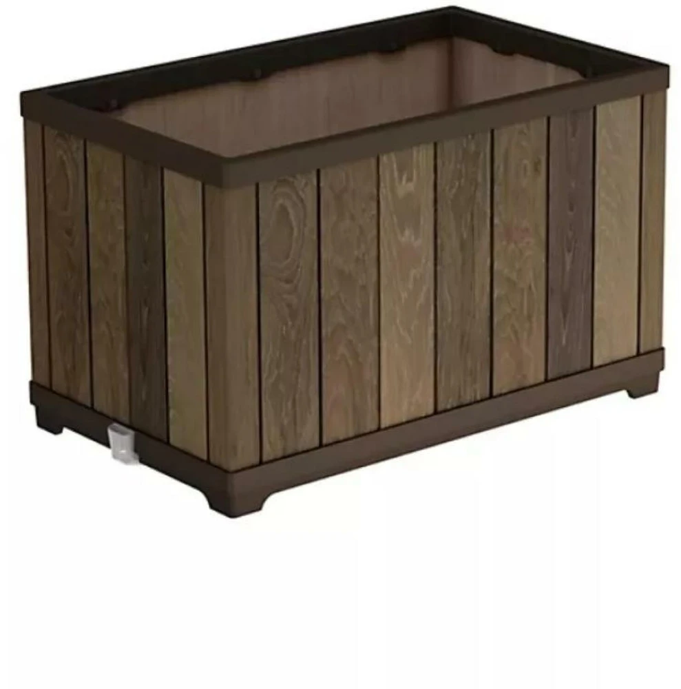 KETER 261034 garden planter walnut