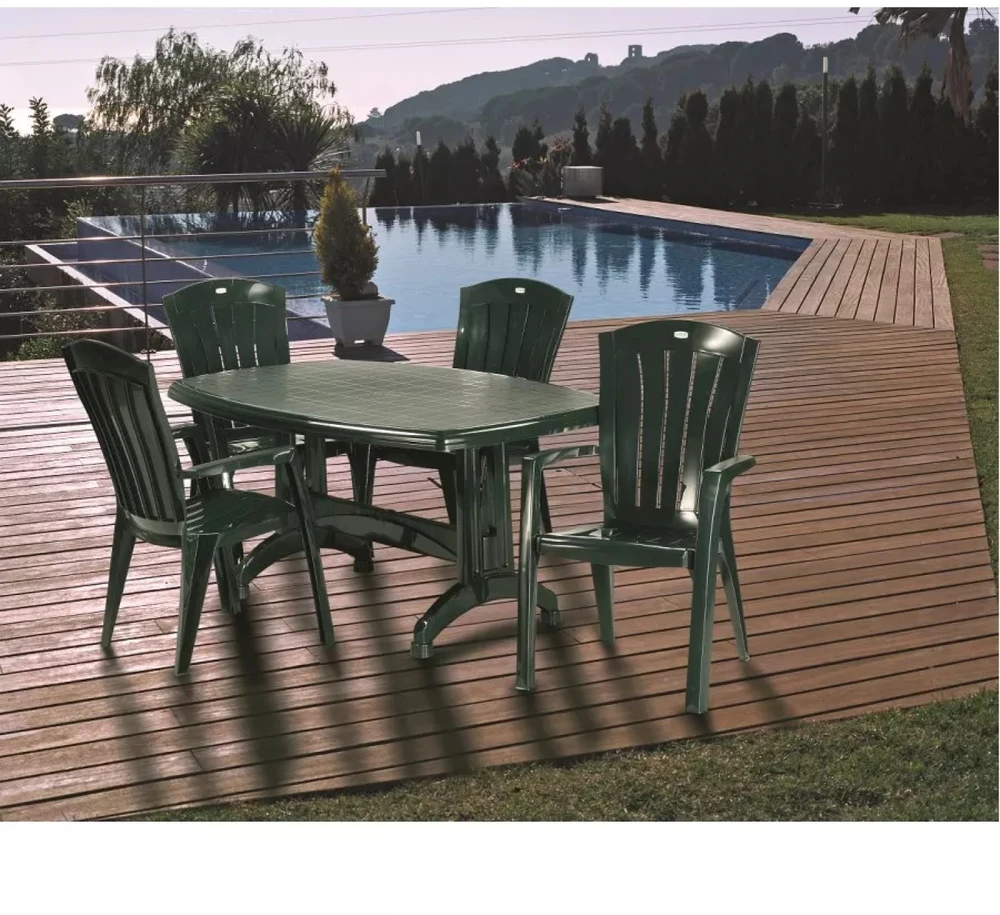 Keter Allibert Santorini plastikinis fotelis - kapučino