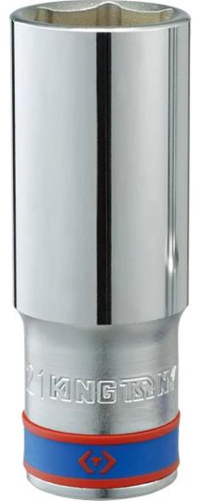 KING TONY NASADKA DŁUGA 1/2" 13mm x 77mm 6-KĄTNA CHROM