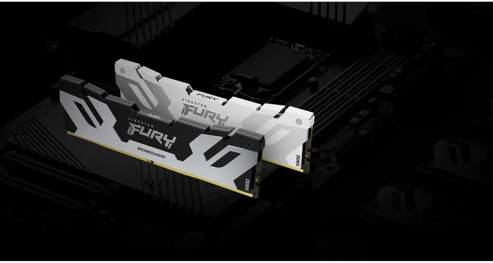 RAM Kingston KF564C32RSK2-96 96GB 6400MT/s DDR5 CL32 DIMM (Kit of 2) FURY Renegade Sidabrinis XMP | Kingstonas