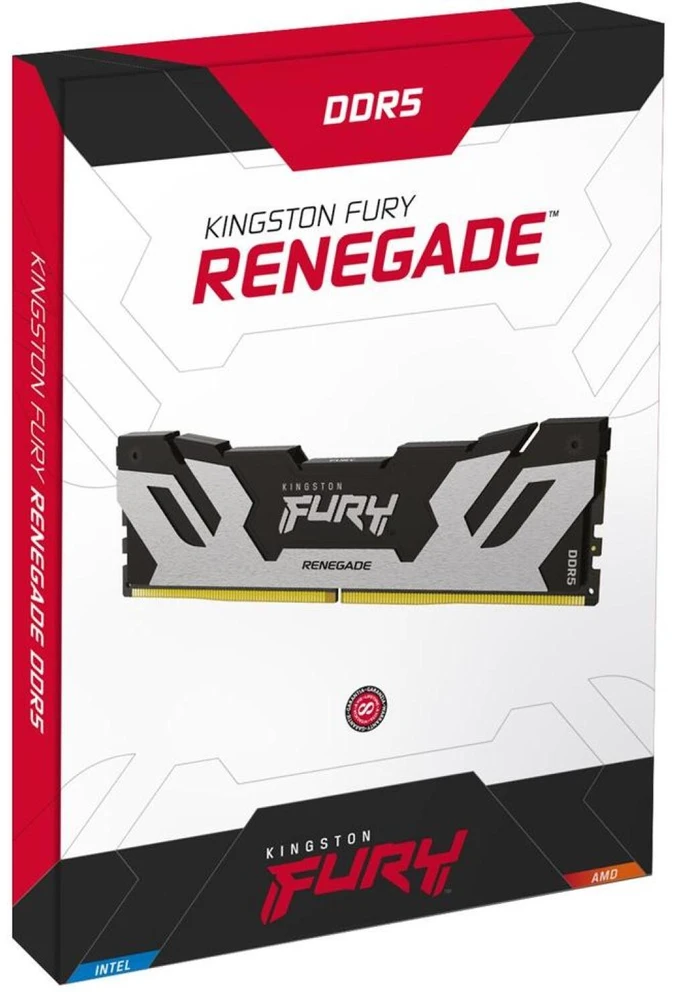 RAM Kingston KF564C32RSK2-96 96GB 6400MT/s DDR5 CL32 DIMM (Kit of 2) FURY Renegade Sidabrinis XMP | Kingstonas