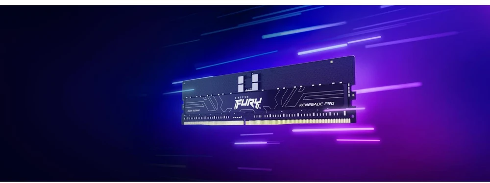 RAM „Kingston KF564R32RBE2K4-128“ 128 GB 6400 MT/s DDR5 ECC Reg CL32 DIMM (4 vnt. rinkinys) FURY Renegade Pro EXPO | „Kingston“