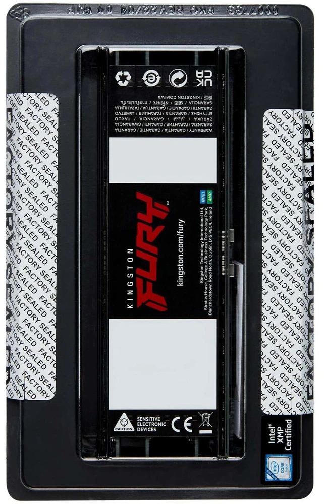 RAM „Kingston KF564R32RBE2K4-128“ 128 GB 6400 MT/s DDR5 ECC Reg CL32 DIMM (4 vnt. rinkinys) FURY Renegade Pro EXPO | „Kingston“