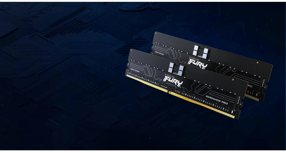 RAM „Kingston KF564R32RBE2K4-128“ 128 GB 6400 MT/s DDR5 ECC Reg CL32 DIMM (4 vnt. rinkinys) FURY Renegade Pro EXPO | „Kingston“