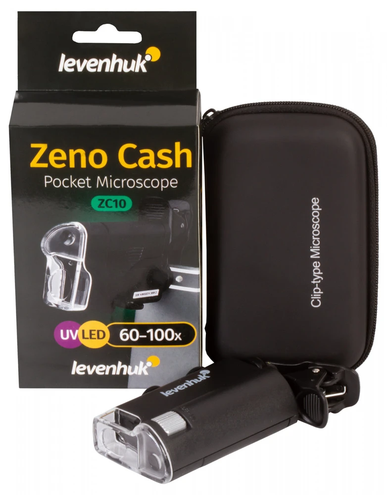 Kišeninis mikroskopas Levenhuk Zeno Cash ZC10