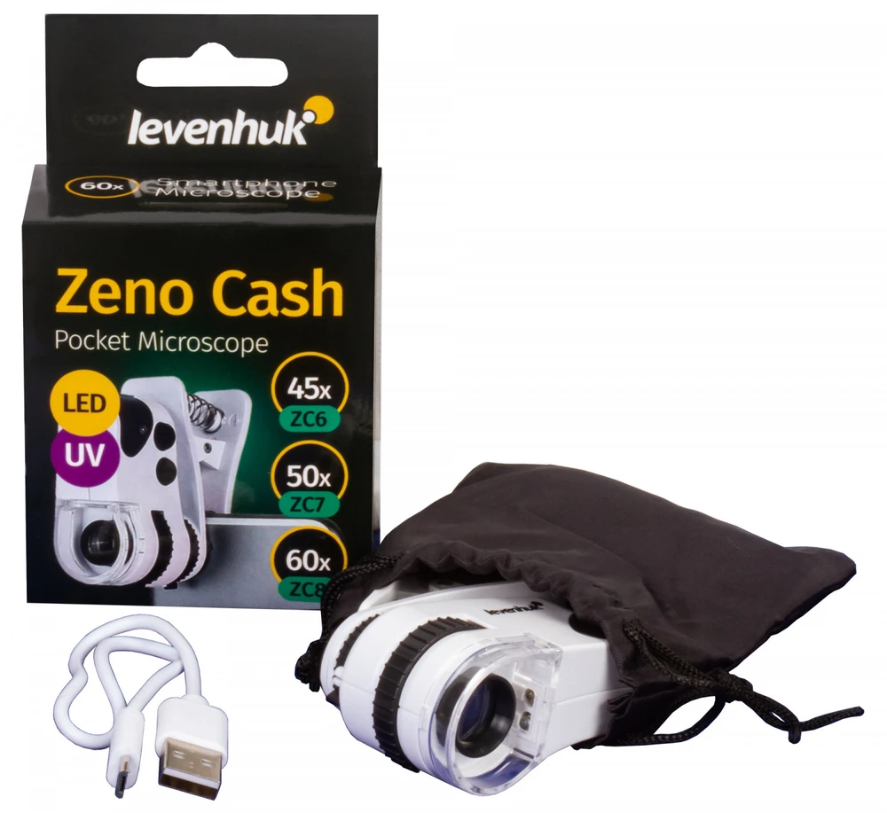 Kišeninis mikroskopas Levenhuk Zeno Cash ZC7