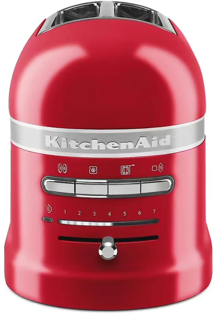 KitchenAid 5KMT2204EER 7 2 griežinėliai 1250 W Raudona, Nerūdijančiojo plieno