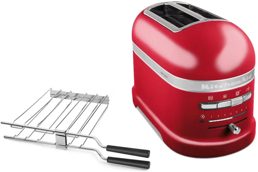 KitchenAid 5KMT2204EER 7 2 griežinėliai 1250 W Raudona, Nerūdijančiojo plieno