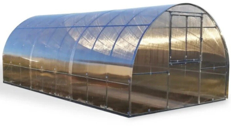KLASIKA GREENHOUSE Meistro Kodas Šiltnamis KLASIKA EASY arkinis šiltnamis 3x8 m (24m2) 4mm danga