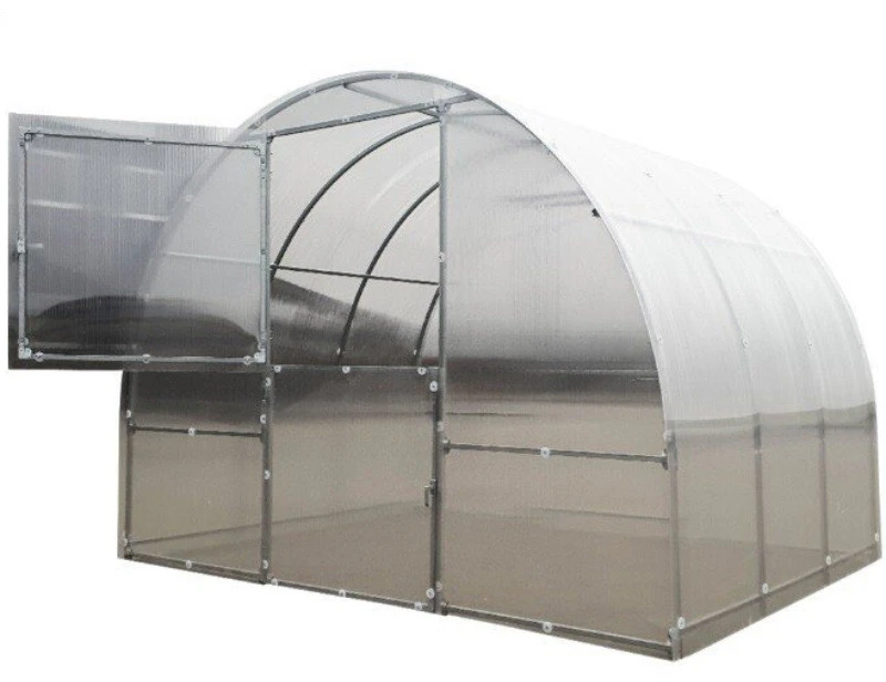 KLASIKA GREENHOUSE Meistro Kodas Šiltnamis KLASIKA EASY arkinis šiltnamis 3x2 m (6m2) 4mm danga