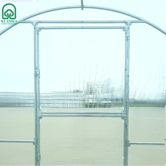 KLASIKA GREENHOUSE Meistro Kodas Šiltnamis KLASIKA EASY arkinis šiltnamis 3x8 m (24m2) 4mm danga