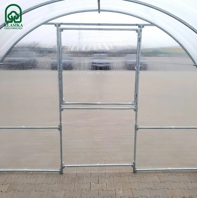 KLASIKA GREENHOUSE Meistro Kodas Šiltnamis KLASIKA EASY arkinis šiltnamis 3x6 m (18m2) 6mm danga