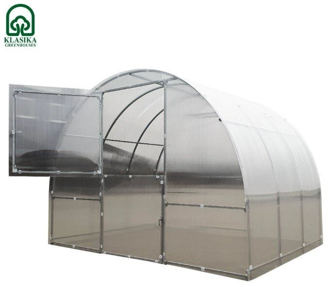 KLASIKA GREENHOUSE Meistro Kodas Šiltnamis KLASIKA EASY arkinis šiltnamis 3x4 m (12m2) 4mm danga
