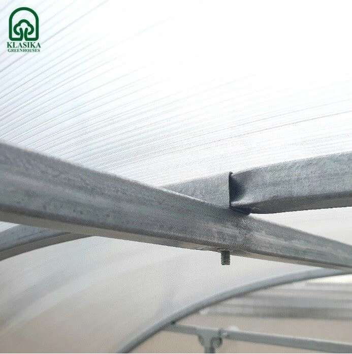 KLASIKA GREENHOUSE Meistro Kodas Šiltnamis KLASIKA EASY arkinis šiltnamis 3x6 m (18m2) 6mm danga