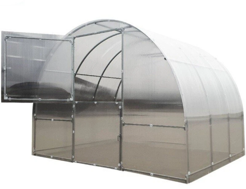 KLASIKA GREENHOUSE Meistro Kodas Šiltnamis KLASIKA EASY arkinis šiltnamis 3x8 m (24m2) 6mm danga