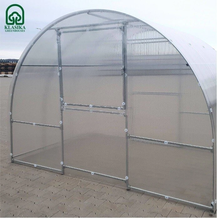 KLASIKA GREENHOUSE Meistro Kodas Šiltnamis KLASIKA EASY arkinis šiltnamis 3x6 m (18m2) 6mm danga