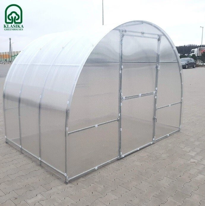 KLASIKA GREENHOUSE Meistro Kodas Šiltnamis KLASIKA EASY arkinis šiltnamis 3x2 m (6m2) 4mm danga