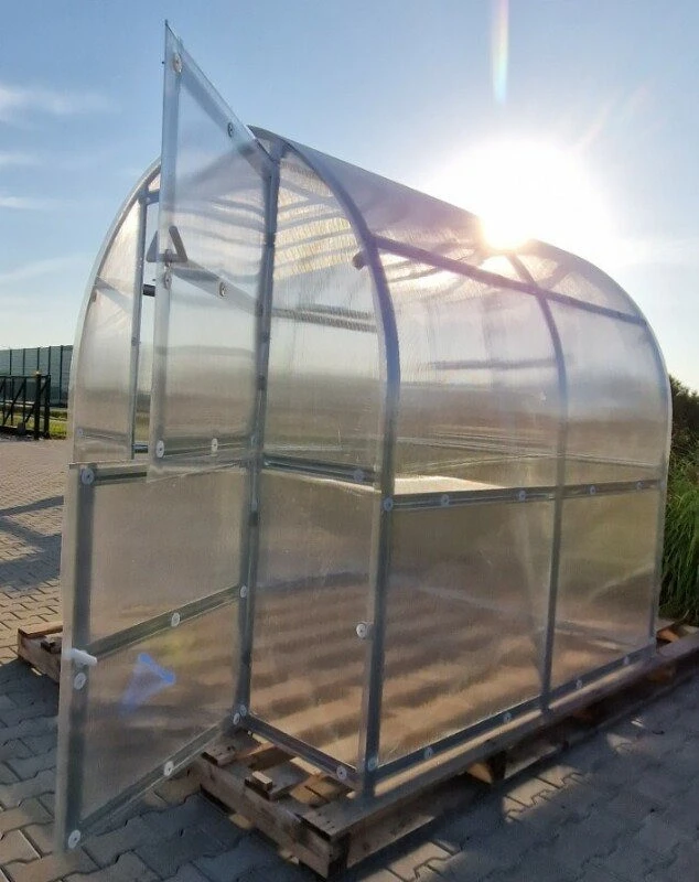Klasika Greenhouses Šiltnamis KLASIKA Slim - 6 mm storio kanalinis polikarbonatas - 2 x 2 m (4 m²)