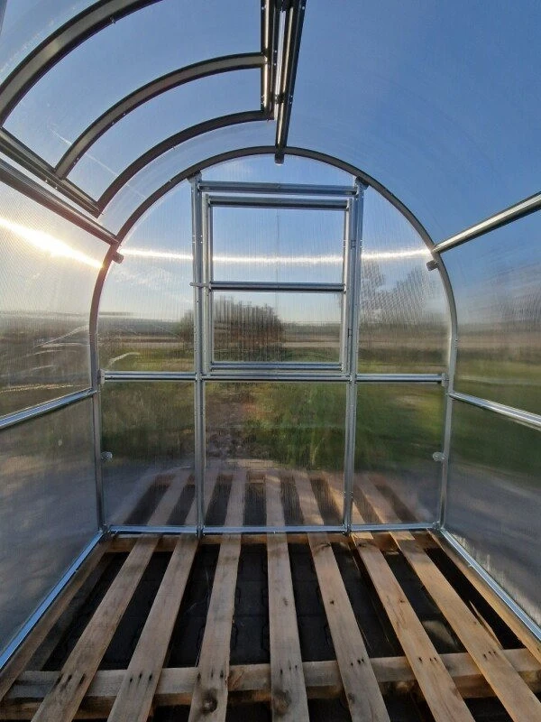Klasika Greenhouses Šiltnamis KLASIKA Slim - 6 mm storio kanalinis polikarbonatas - 2 x 2 m (4 m²)