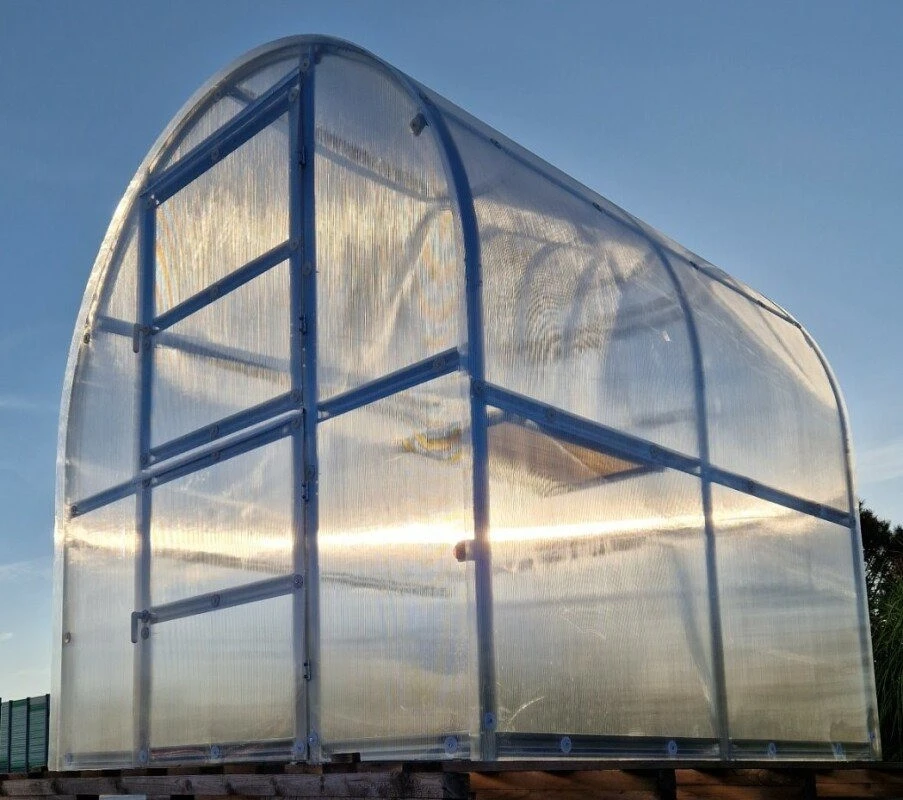 Klasika Greenhouses Šiltnamis KLASIKA Slim - 6 mm storio kanalinis polikarbonatas - 2 x 2 m (4 m²)