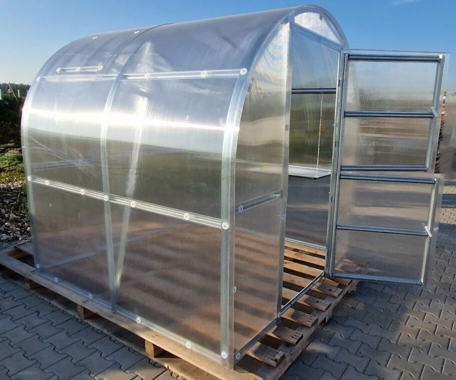 Klasika Greenhouses Šiltnamis KLASIKA Slim - 6 mm storio kanalinis polikarbonatas - 2 x 2 m (4 m²)
