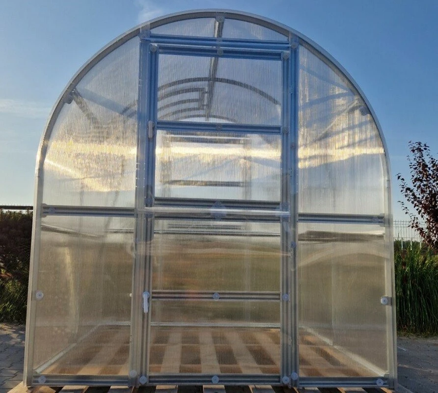 Klasika Greenhouses Šiltnamis KLASIKA Slim - 4 mm storio kanalinis polikarbonatas - 2 x 2 m (4 m²)