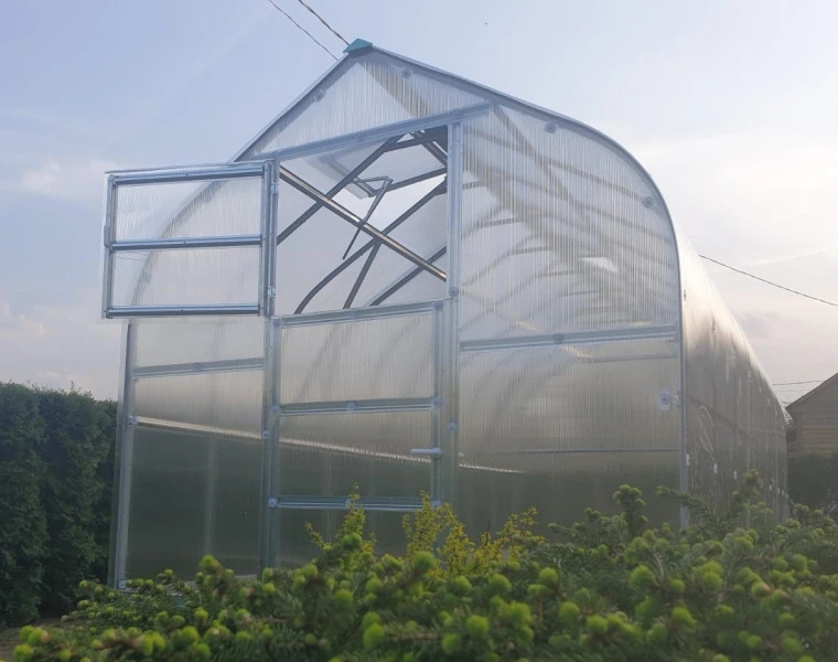 KLASIKA GREENHOUSE Meistro Kodas Šiltnamis Standart*KLASIKA 2,5x10 m (25 m2) 6 mm danga (5 stoglangiai)