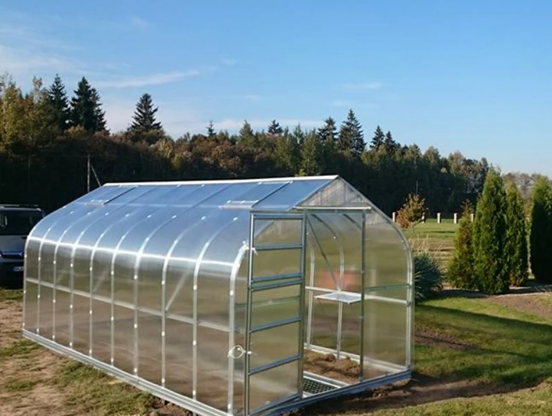 KLASIKA GREENHOUSE Meistro Kodas Šiltnamis Standart*KLASIKA 2,5x10 m (25 m2) 4 mm danga (5 stoglangiai)