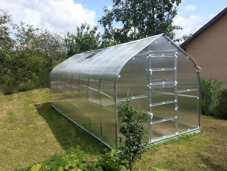 KLASIKA GREENHOUSE Meistro Kodas Šiltnamis Standart*KLASIKA 2,5x10 m (25 m2) 4 mm danga (5 stoglangiai)