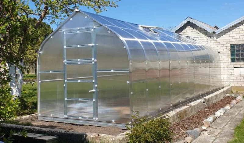 KLASIKA GREENHOUSE Meistro Kodas Šiltnamis Standart*KLASIKA 2,5x12 m (30 m2) 4 mm danga (6 stoglangiai)