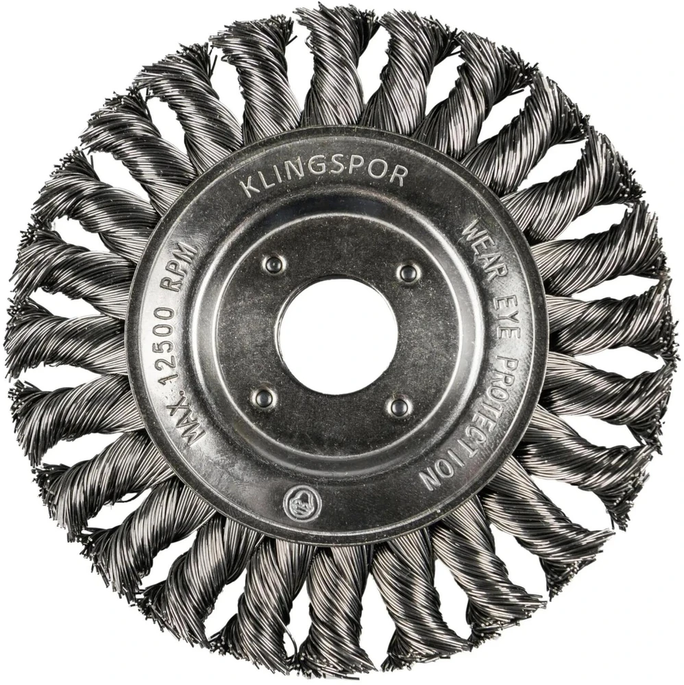 Klingspor K.SZCZOTKA TARCZOWA 178mm M14 BR600Z DRUT SKRĘCANY