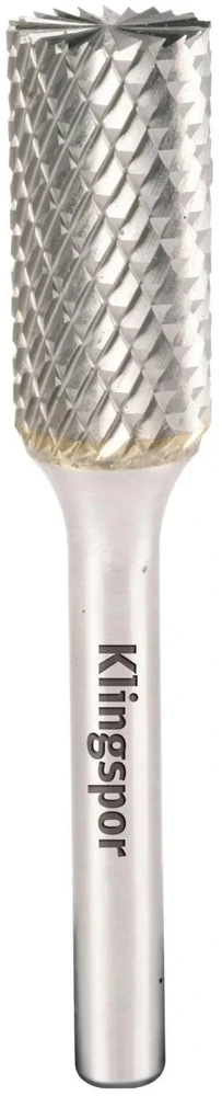 KLINGSPOR FREZ DO METALU HF 100 B FI12,7x25mm TRZPIEŃ 6mm TYP ZYAS, WALCOWY