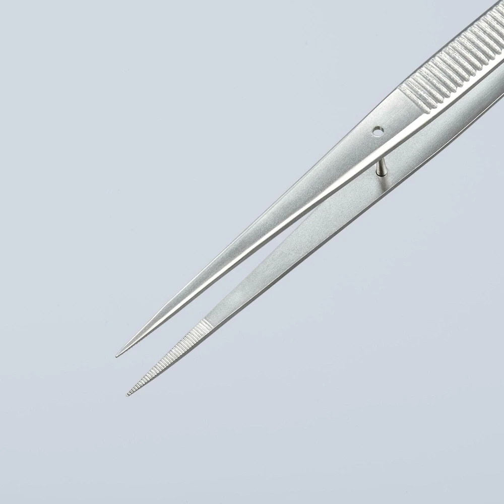 KNIPEX Praezisions-Pinzette, mit Führungsstift