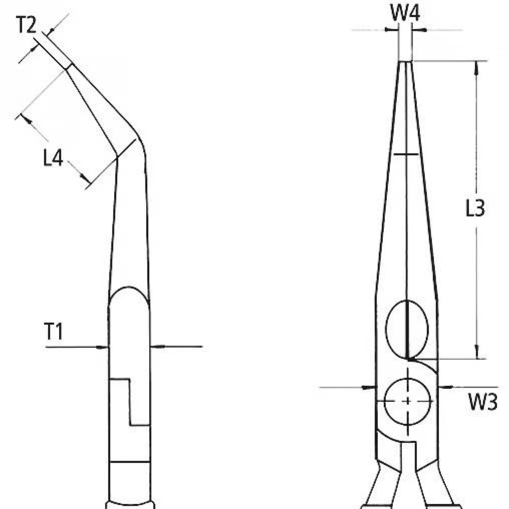 Knipex Profesjonalne Szczypce wydłużone chwytające 31 21 160