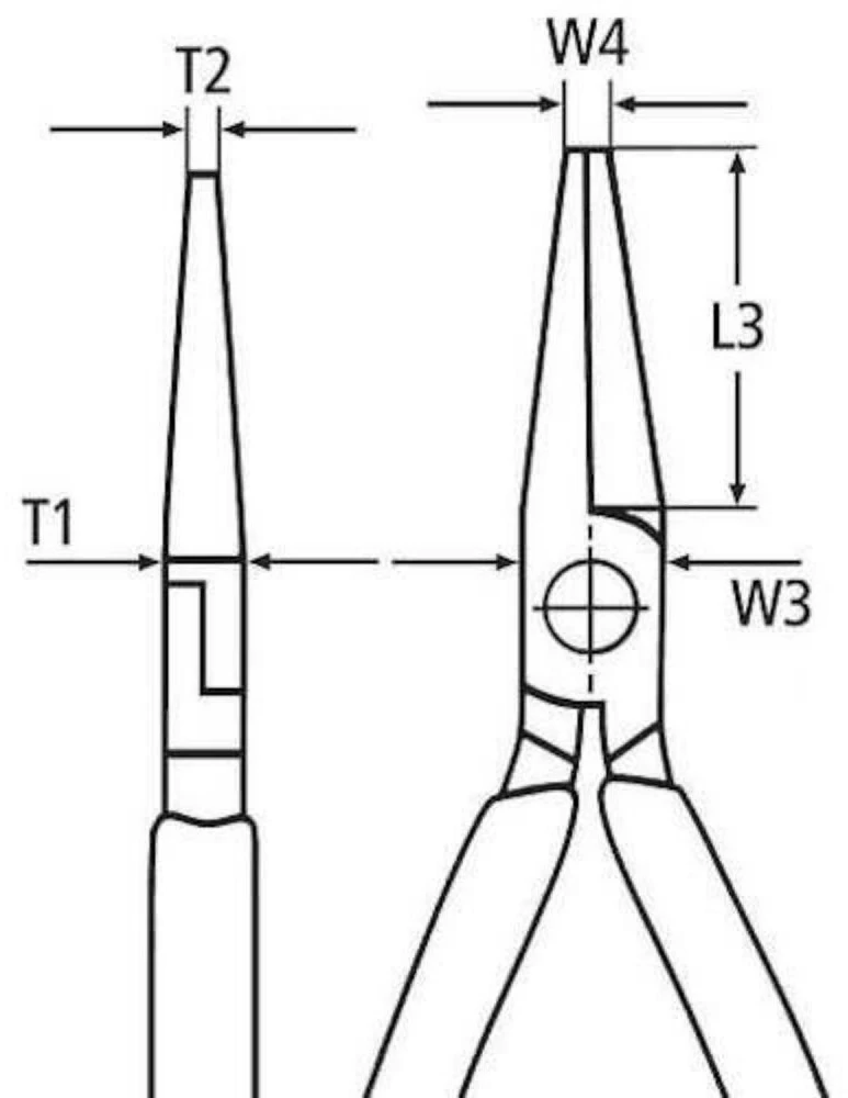 Replės Knipex 3891200; 200 mm