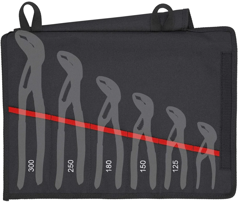 Knipex DĖKLAS ZWIJANE NA KLUCZE, 6 PRZEGRÃDEK (KN 00 19 S5L)