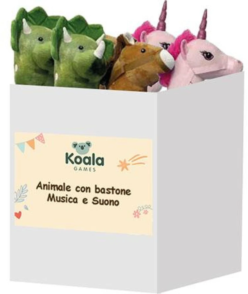 Koala Pliušinis žaislas su lazdele ir garsu, 88 cm